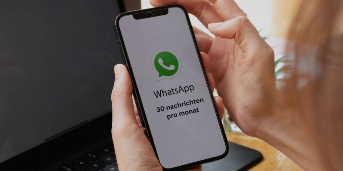 whatsapp 30 nachrichten pro monat