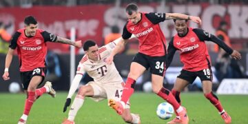 aufstellungen: teilnehmer: fc bayern münchen gegen bayer leverkusen